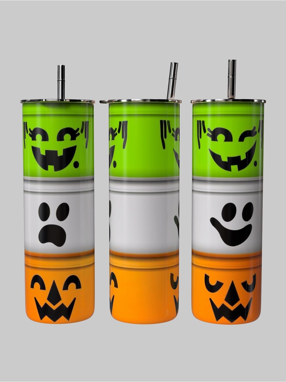 Vintage Style BOO Bucket Halloween 20oz Tumbler